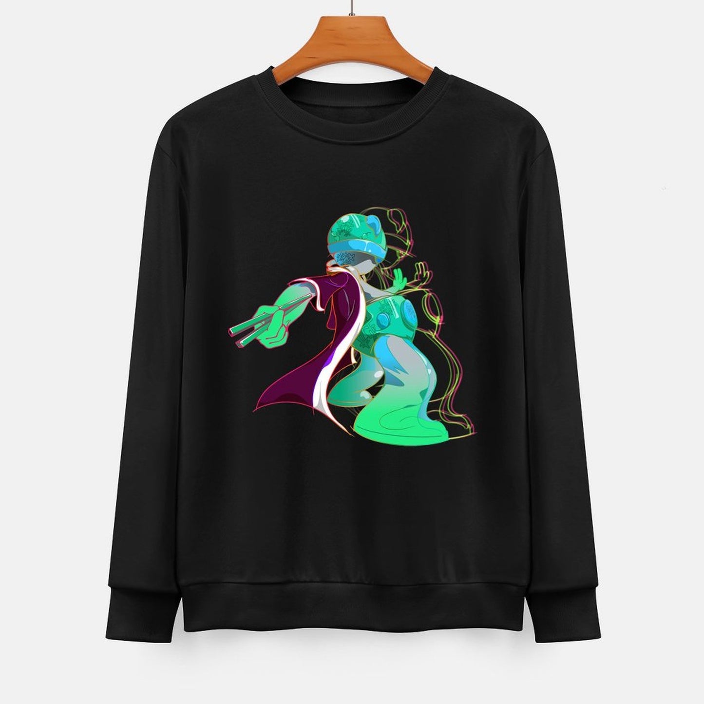 IPIB 250g Crew Neck Long Sleeve Sweatshirt Front GraphicCrew Neck Long Sleeve Sweatshirt6000009-6