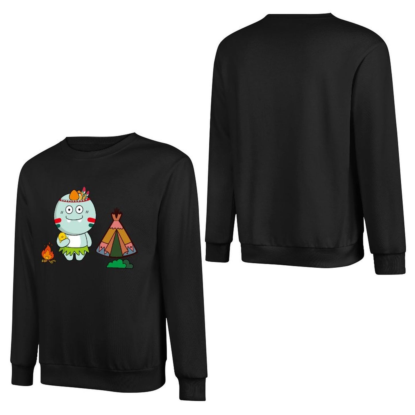 IPBR 250g Crew Neck Long Sleeve Sweatshirt Front GraphicCrew Neck Long Sleeve Sweatshirt4000771