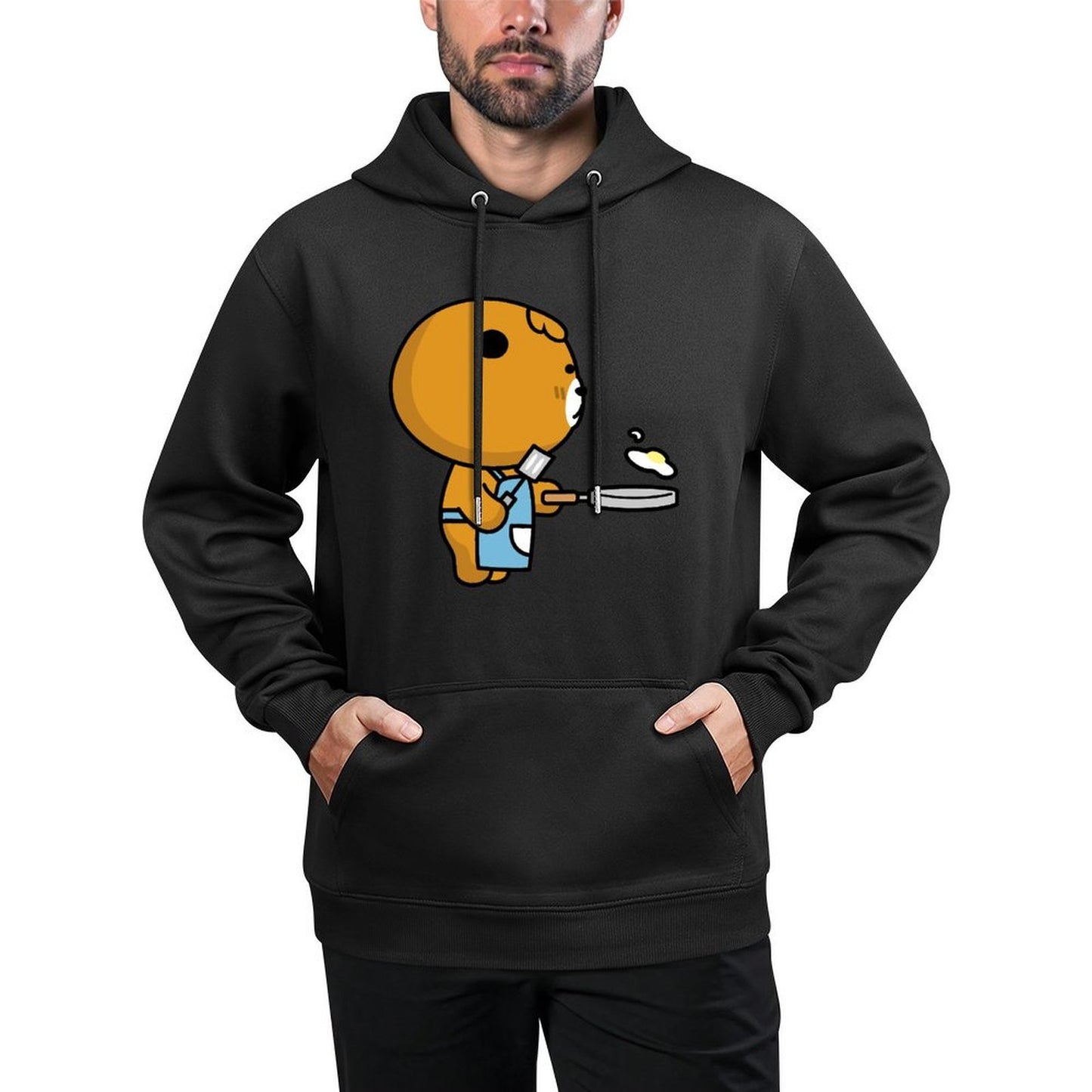IPBR 250g Hooded Pocket Sweatshirt Front GraphicMen's Hooded  Sweatshirt4000135