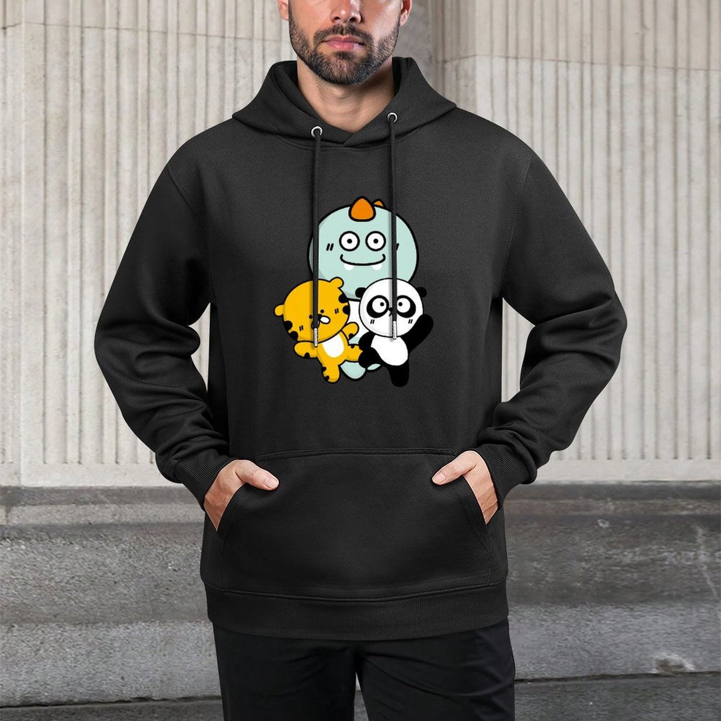 IPBR 250g Hooded Pocket Sweatshirt Front GraphicMen's Hooded  Sweatshirt4000388