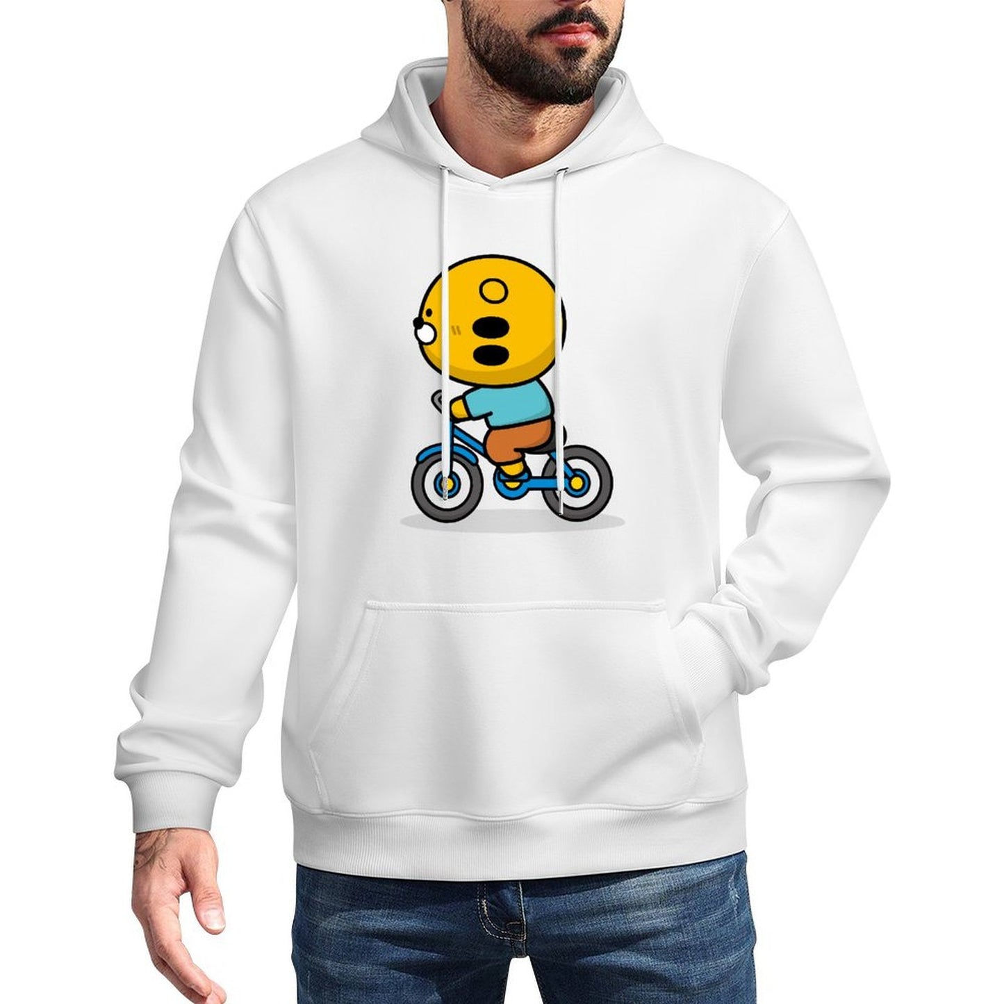 IPBR 250g Hooded Pocket Sweatshirt Front GraphicMen's Hooded  Sweatshirt4000124