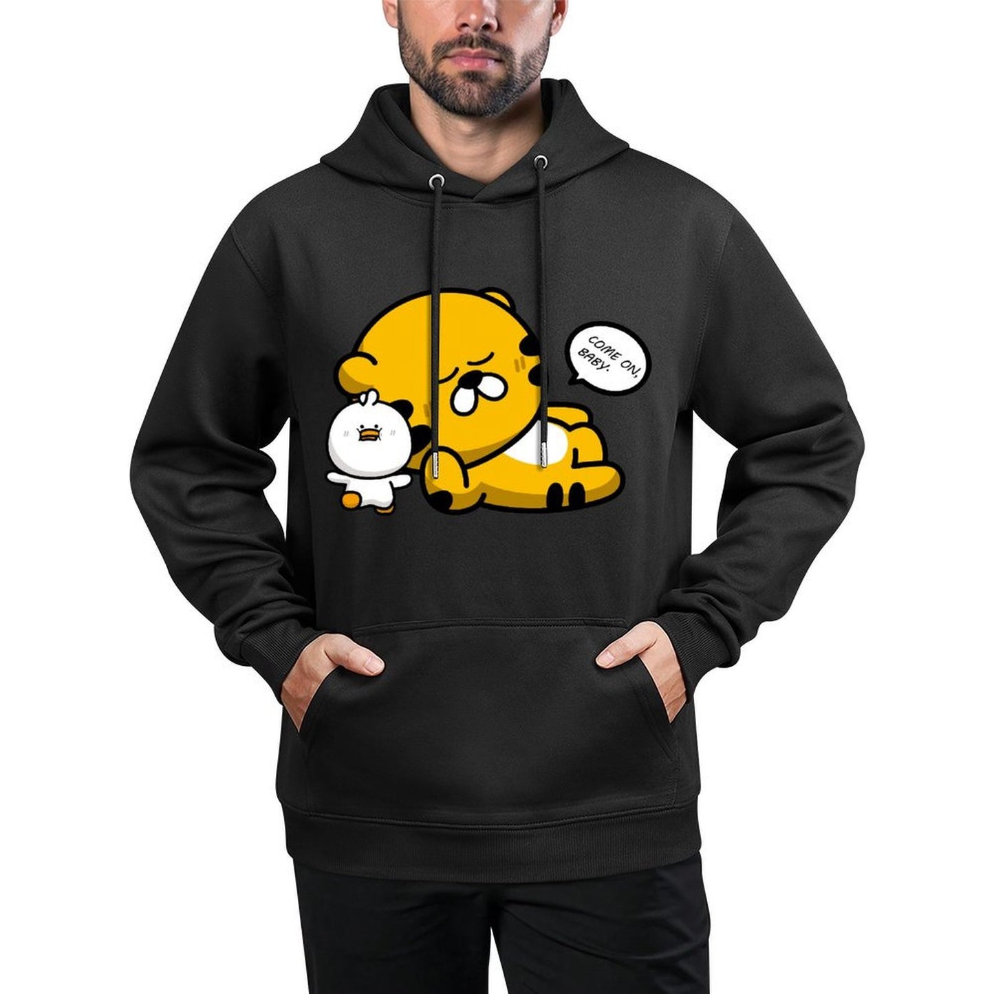 Front Graphic HoodiesHigh-Quality SimpleFit