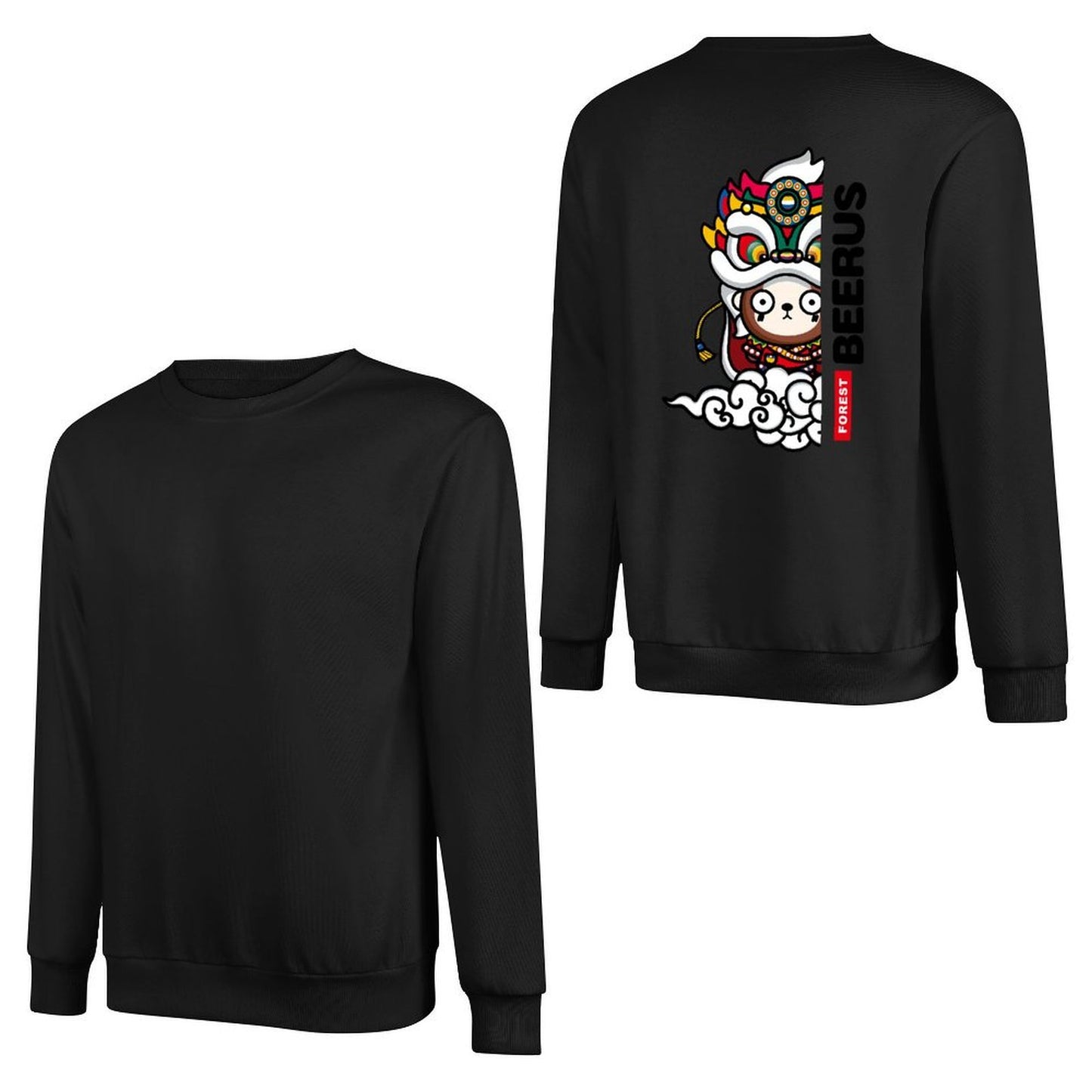 Crew Neck Long Sleeve Sweatshirt 4000628