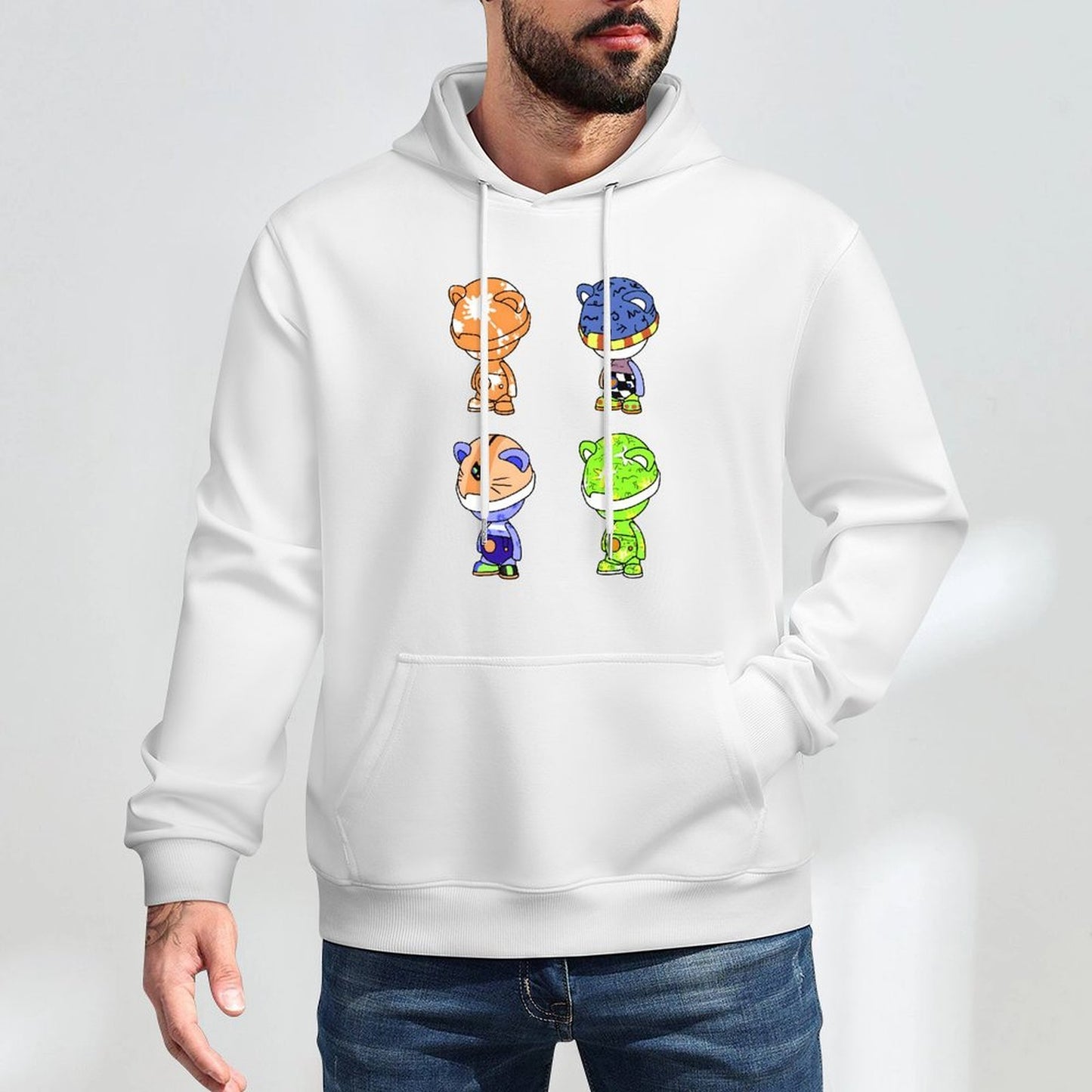 Hoodie Front PatternClassicFit Reliable