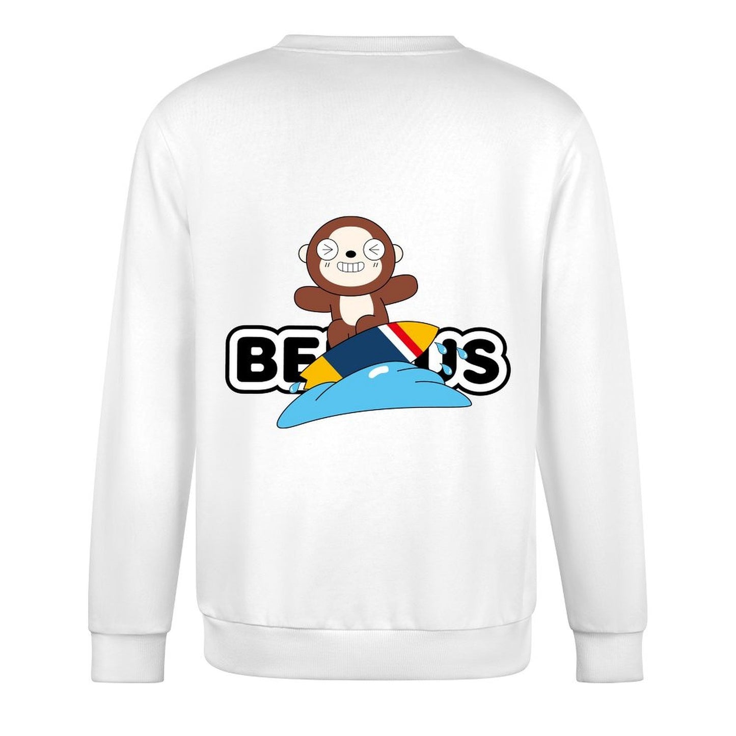 Long-sleeved crew neck sweatshirtSolid StreetStyle Long Sleeve