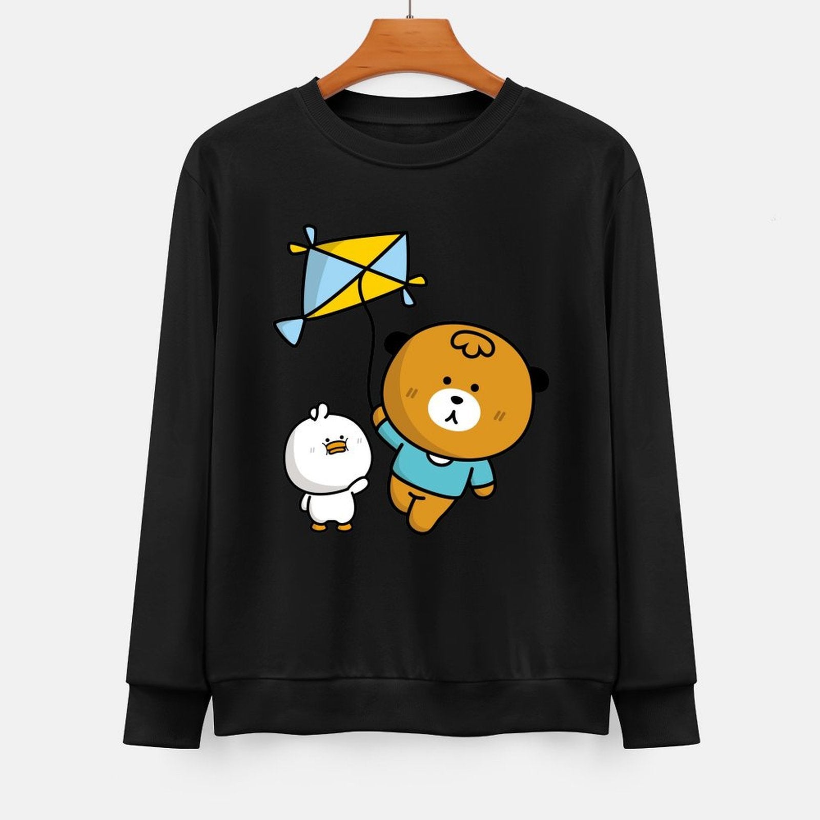 Front Patterned Long Sleeve TopStreetFit Active