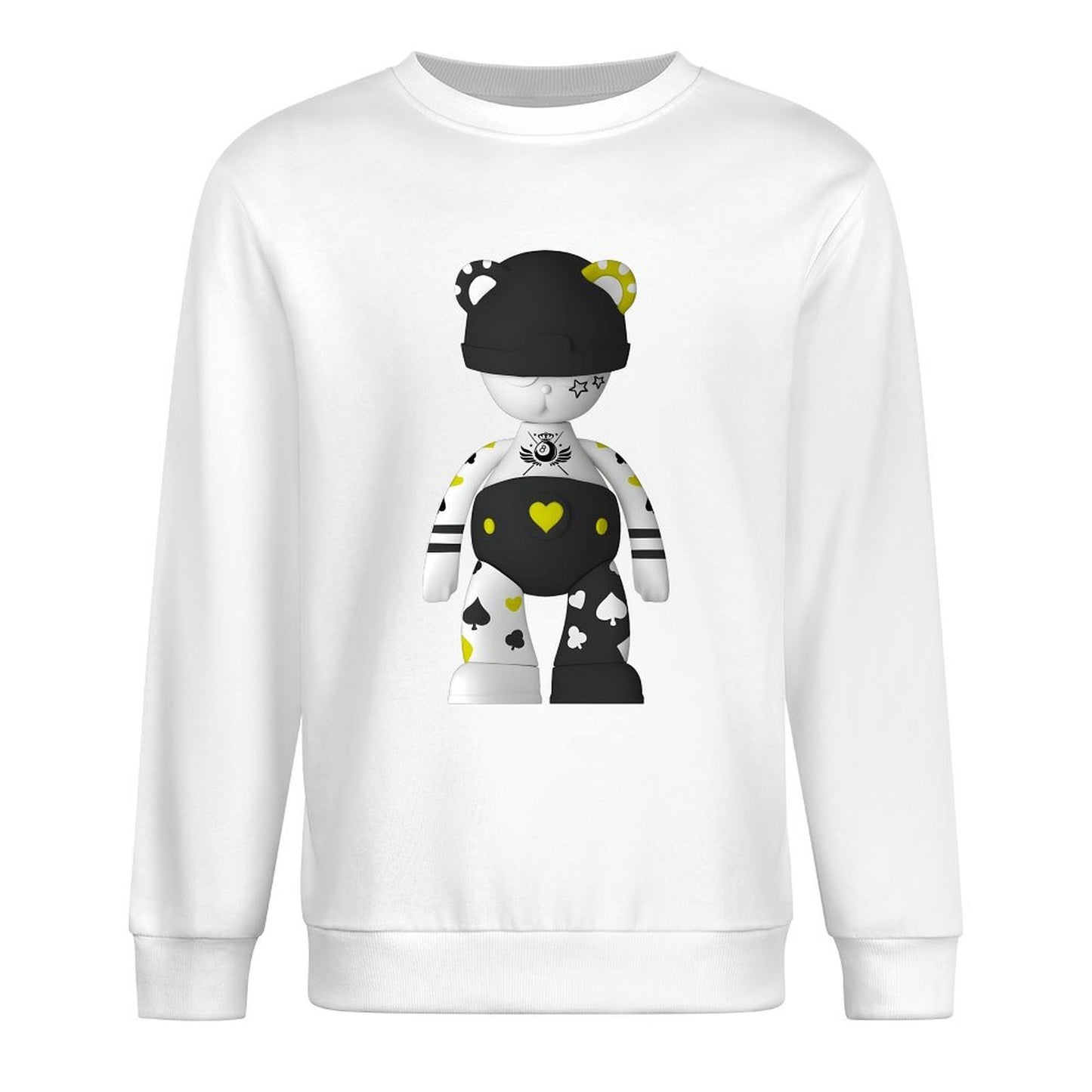 IPIB 250g Crew Neck Long Sleeve Sweatshirt Front GraphicCrew Neck Long Sleeve Sweatshirt6000108-1