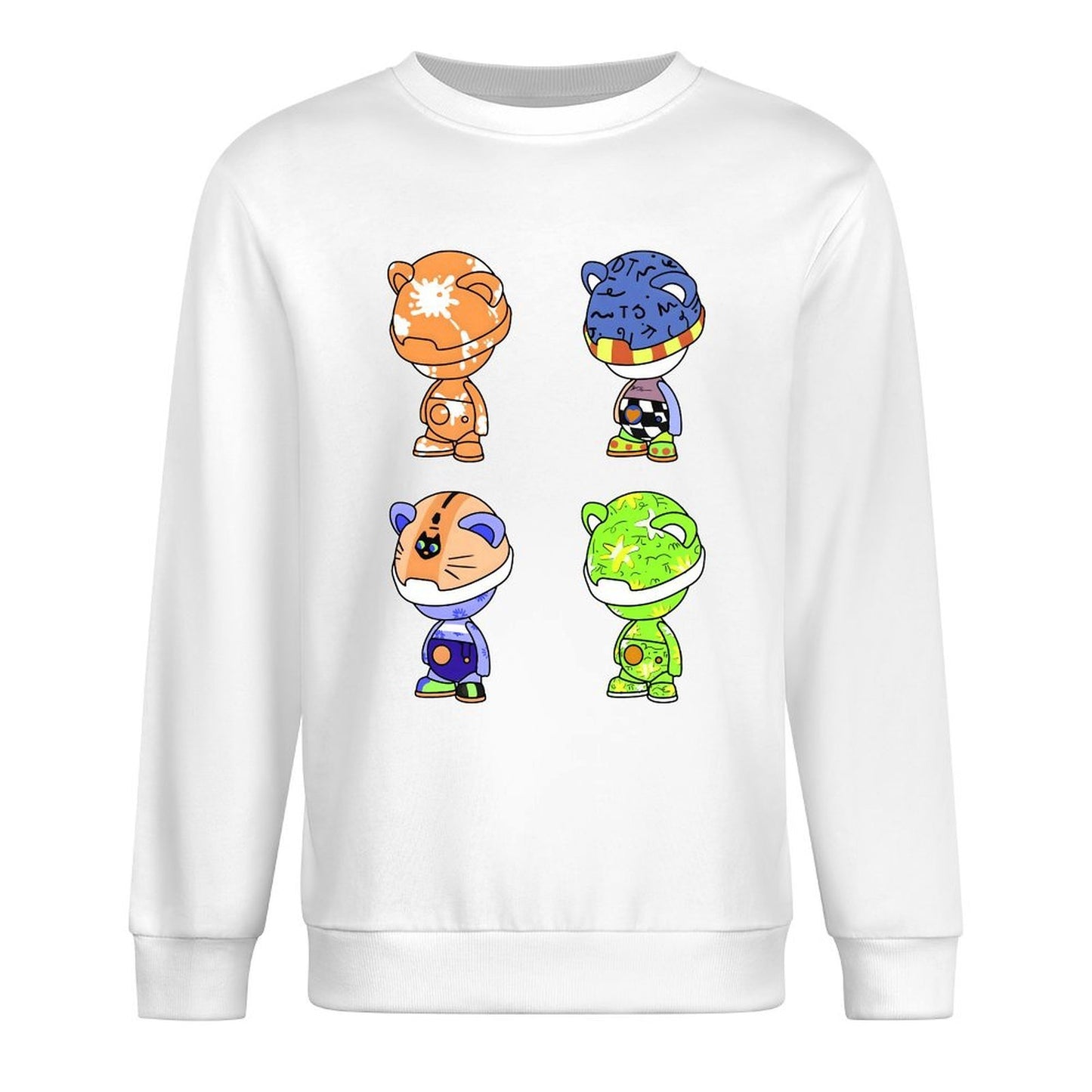 IPIB 250g Crew Neck Long Sleeve Sweatshirt Front GraphicCrew Neck Long Sleeve Sweatshirt6000074-4