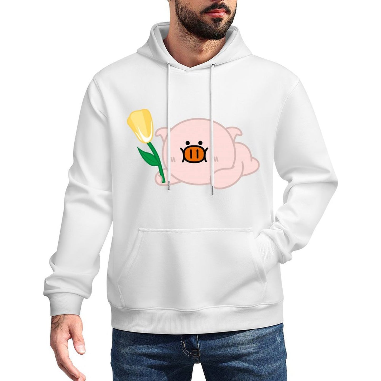 Natural Series Front Graphic Hoodies
