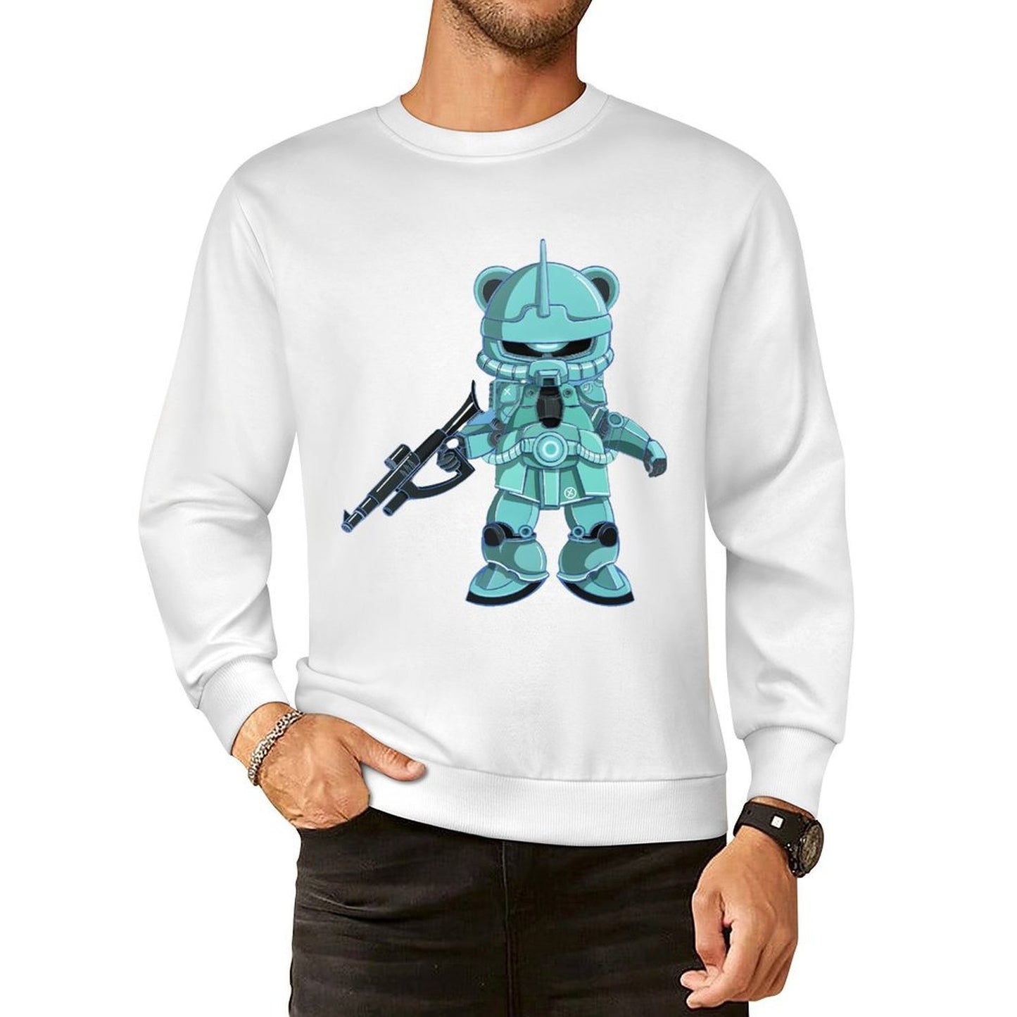 Long Sleeve With Front PatternFitted SimpleFit