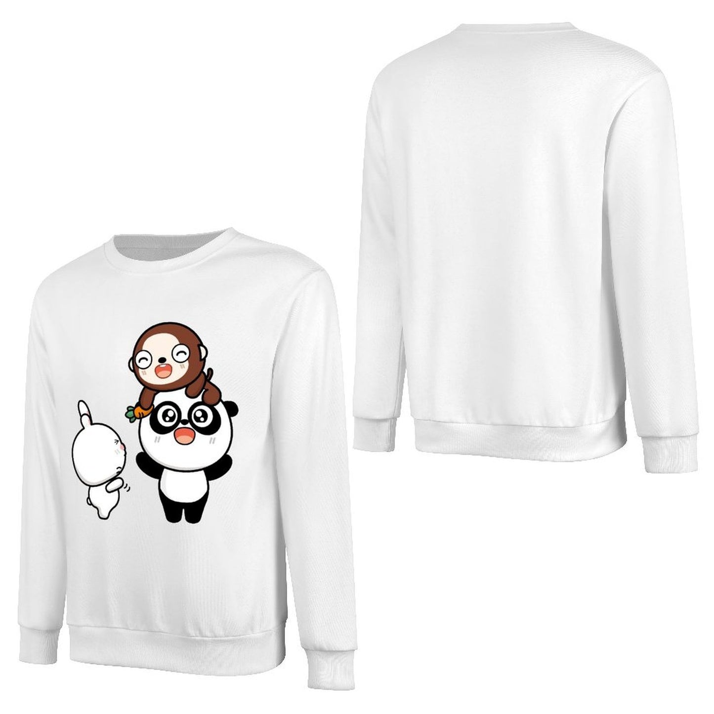 Front Patterned Long Sleeve TopDesign-Your-Own Breathable