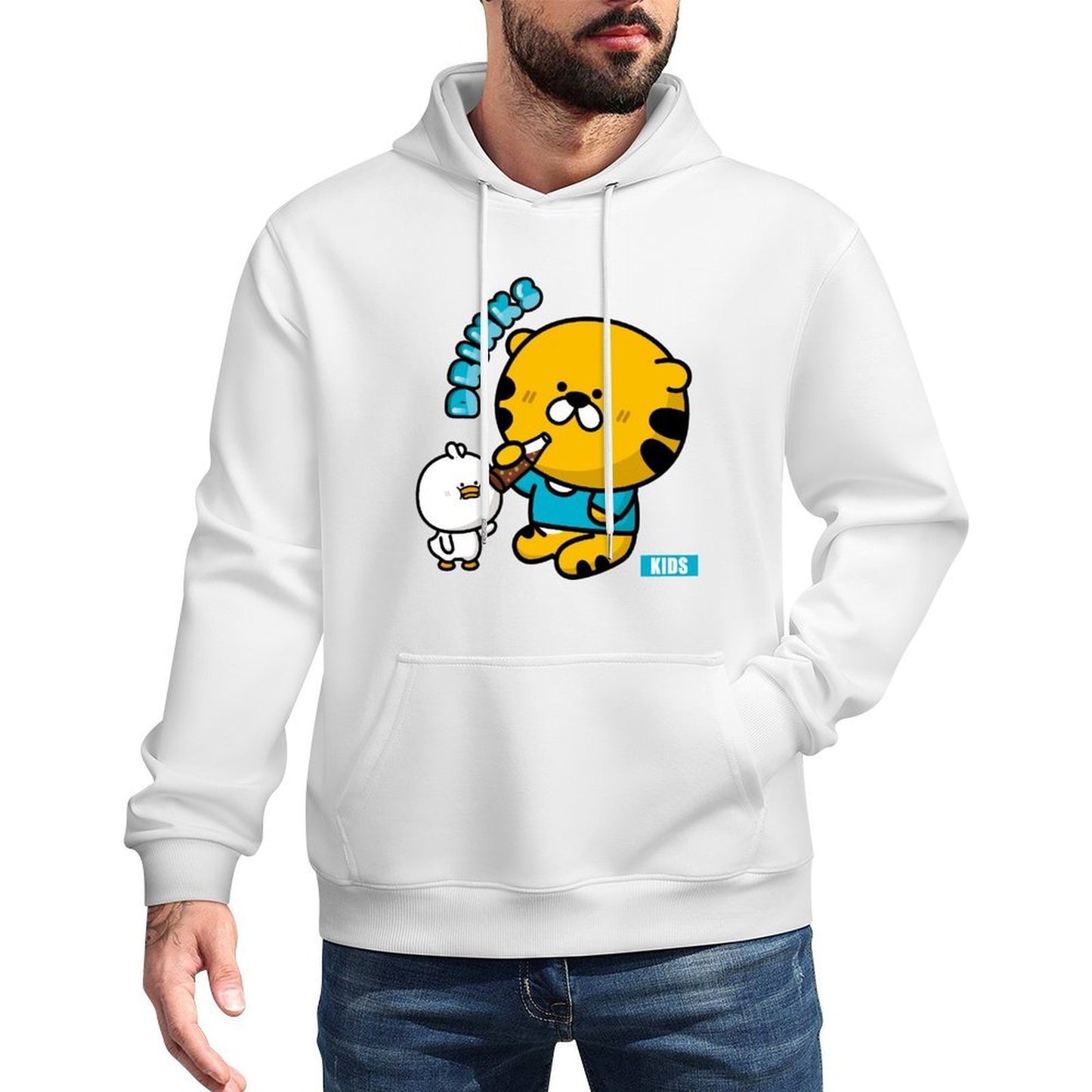 IPBR 250g Hooded Pocket Sweatshirt Front GraphicMen's Hooded  Sweatshirt4001168