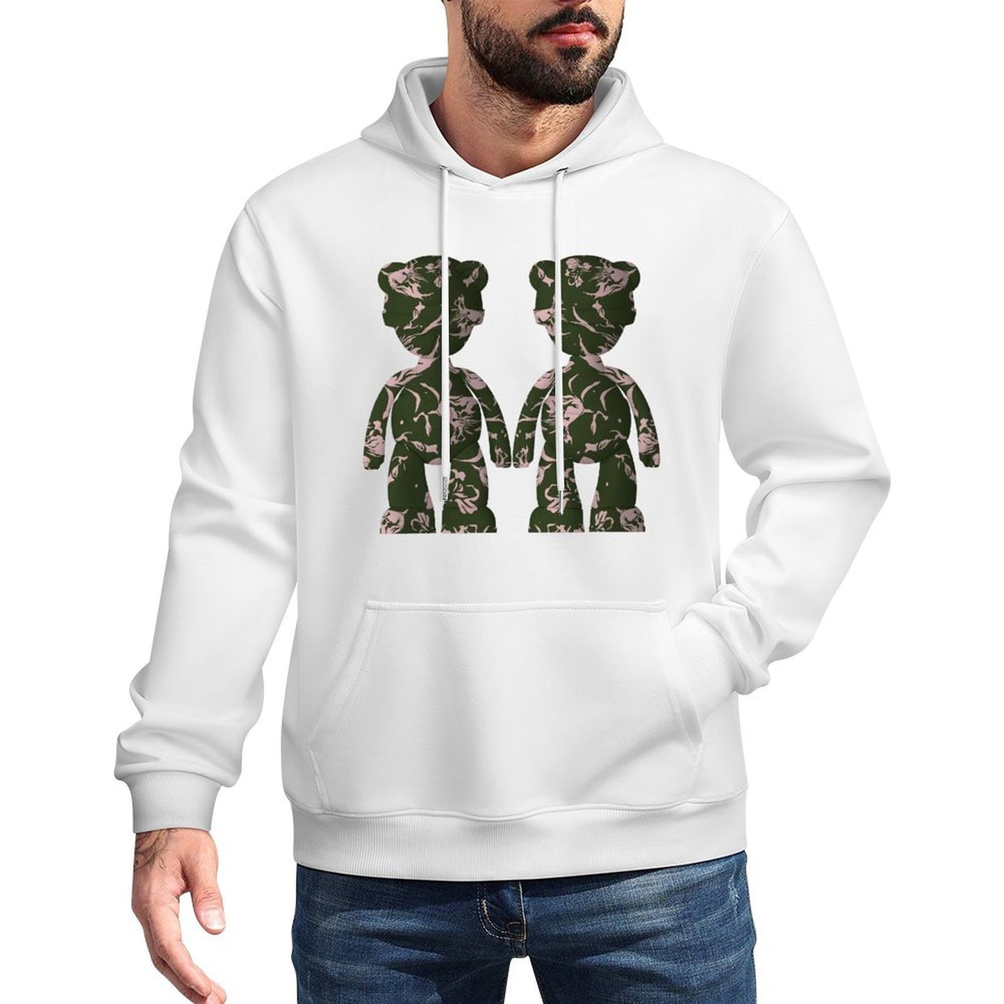 IPIB 250g Hooded Pocket Sweatshirt Front GraphicMen's Hooded  Sweatshirt6000083-5