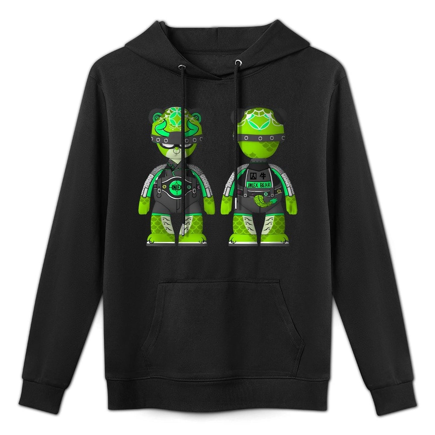 IPIB 250g Hooded Pocket Sweatshirt Front GraphicMen's Hooded  Sweatshirt6000095-6