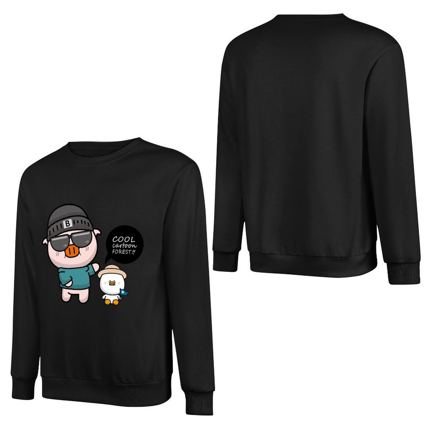 IPBR 250g Crew Neck Long Sleeve Sweatshirt Front GraphicCrew Neck Long Sleeve Sweatshirt4001268