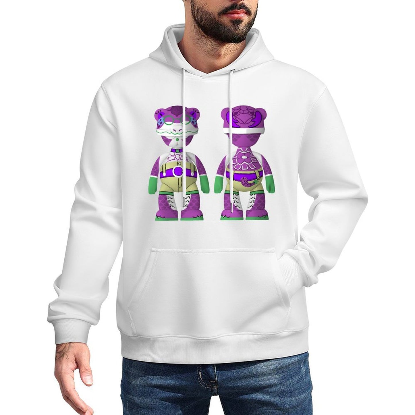Hoodie Front PatternMoisture-Wicking SmoothWear