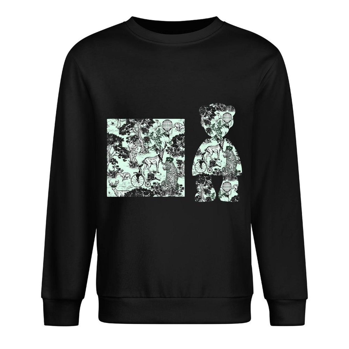 IPIB 250g Crew Neck Long Sleeve Sweatshirt Front GraphicCrew Neck Long Sleeve Sweatshirt6000100-3