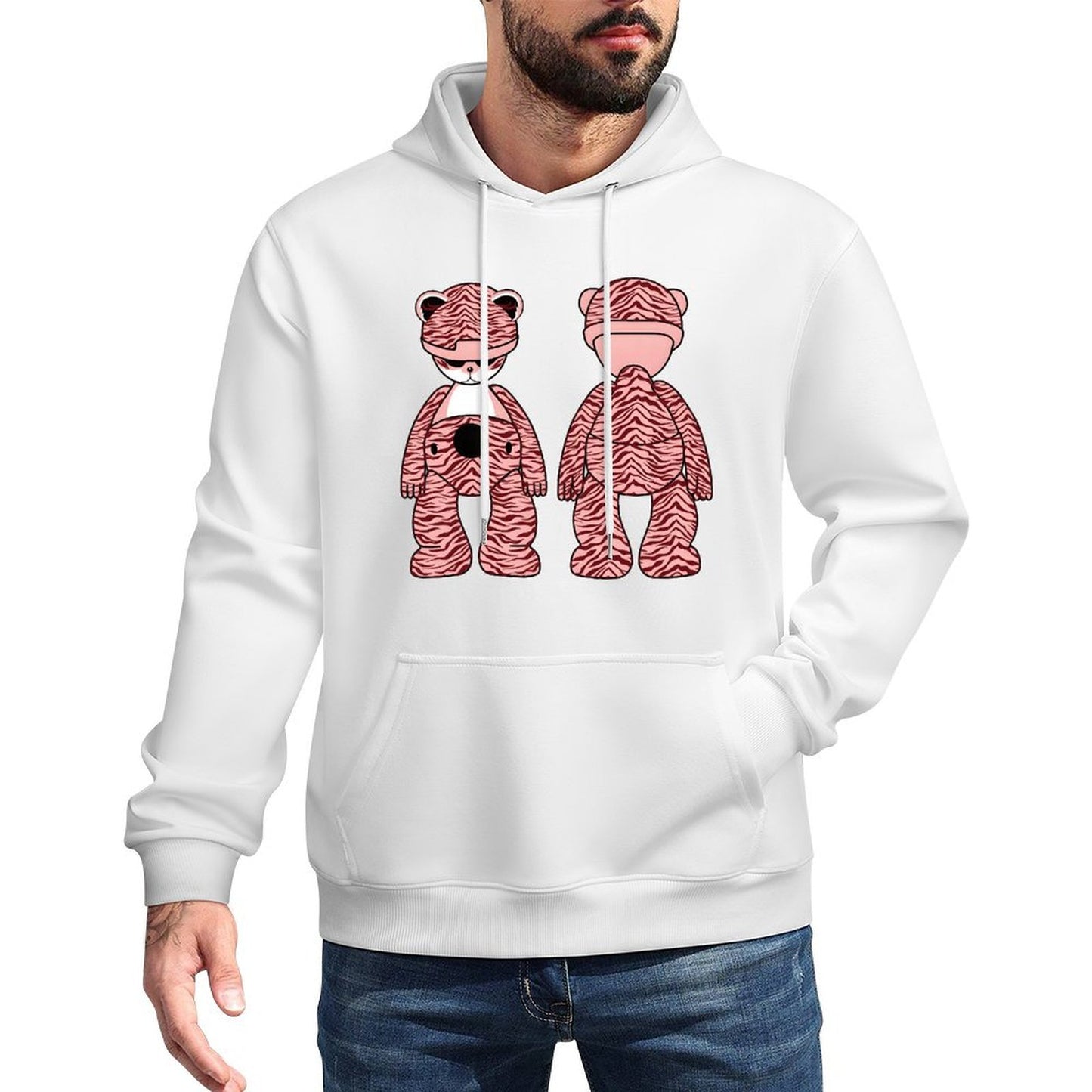 IPIB 250g Hooded Pocket Sweatshirt Front GraphicMen's Hooded  Sweatshirt6000099-2