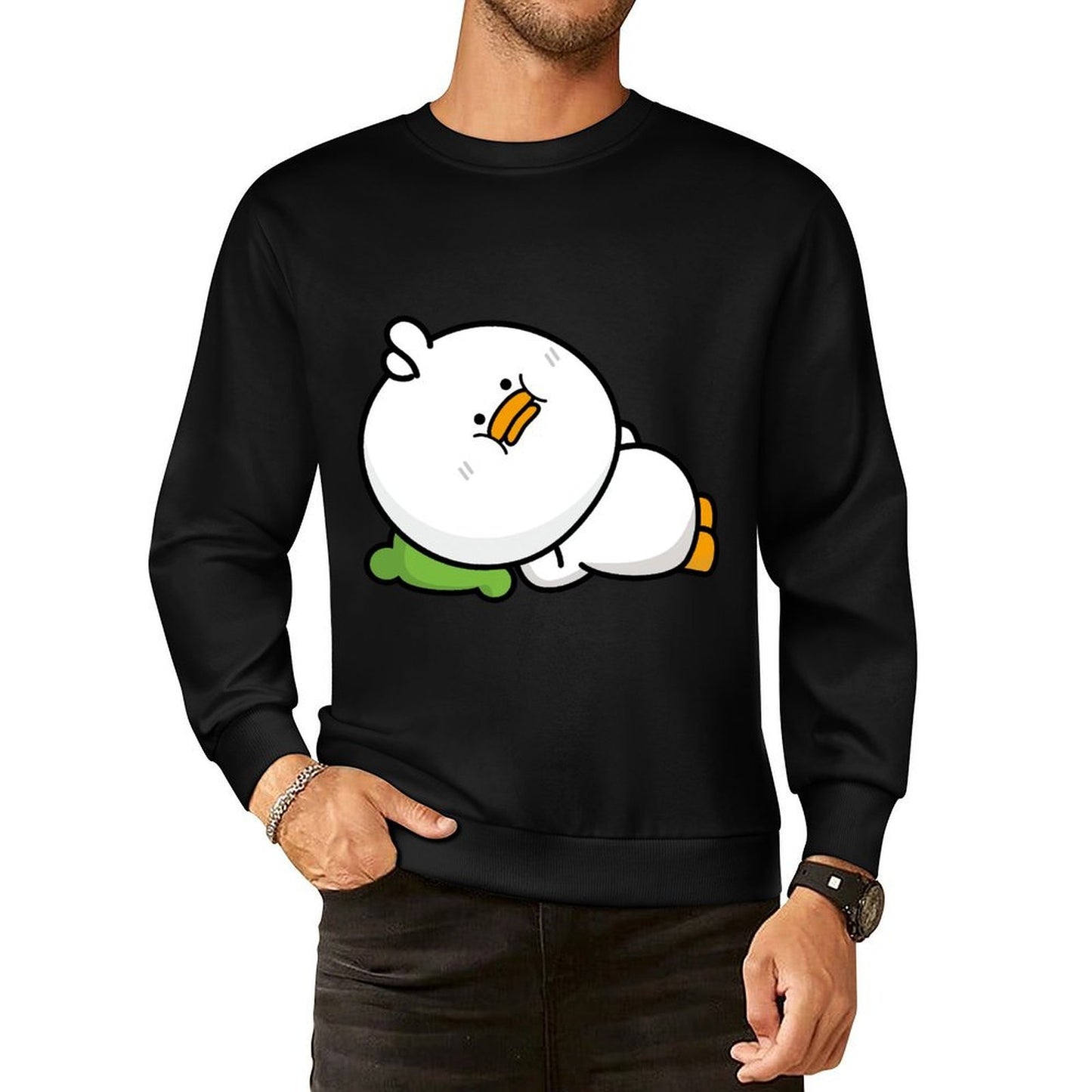 IPBR 250g Crew Neck Long Sleeve Sweatshirt Front GraphicCrew Neck Long Sleeve Sweatshirt4001301