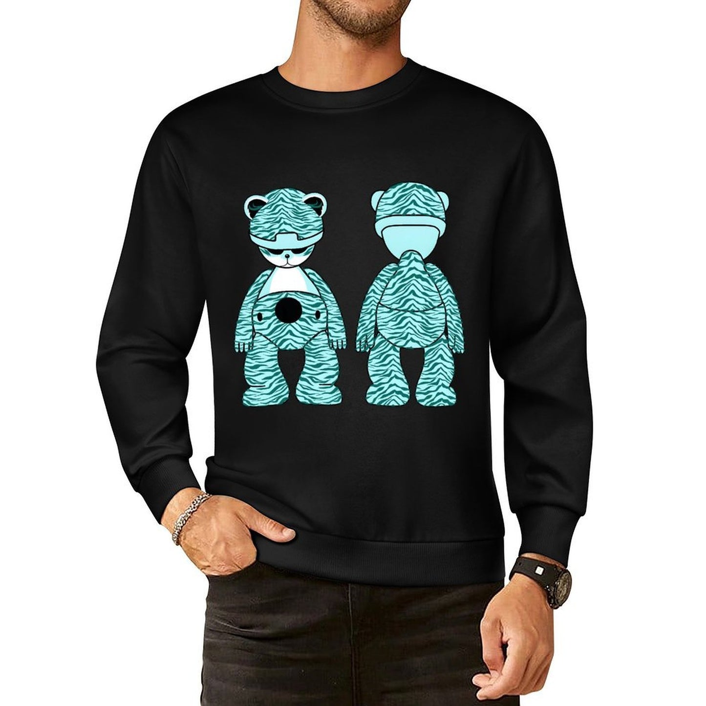 IPIB 250g Crew Neck Long Sleeve Sweatshirt Front GraphicCrew Neck Long Sleeve Sweatshirt6000099-5