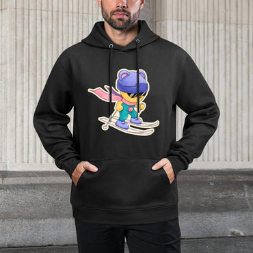 IPIB 250g Hooded Pocket Sweatshirt Front GraphicMen's Hooded  Sweatshirt6000049-5