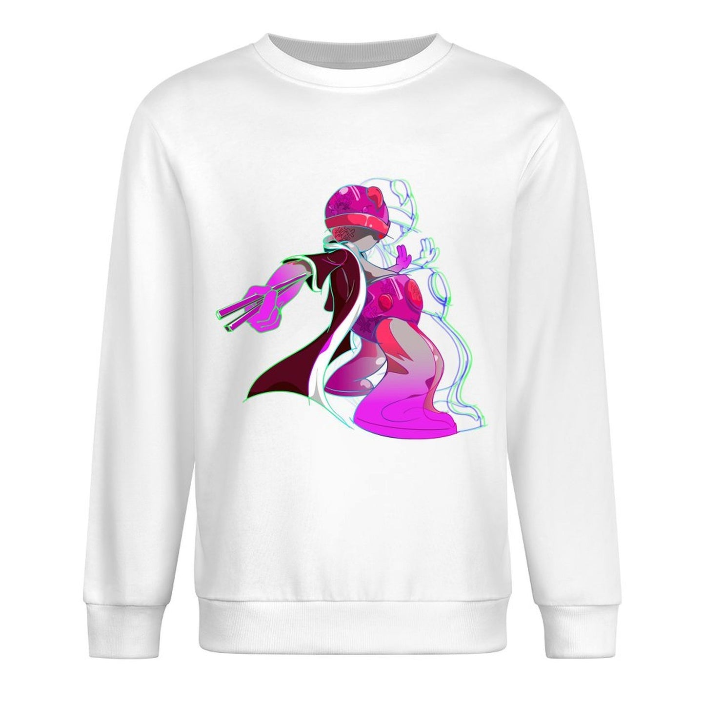 IPIB 250g Crew Neck Long Sleeve Sweatshirt Front GraphicCrew Neck Long Sleeve Sweatshirt6000009-2