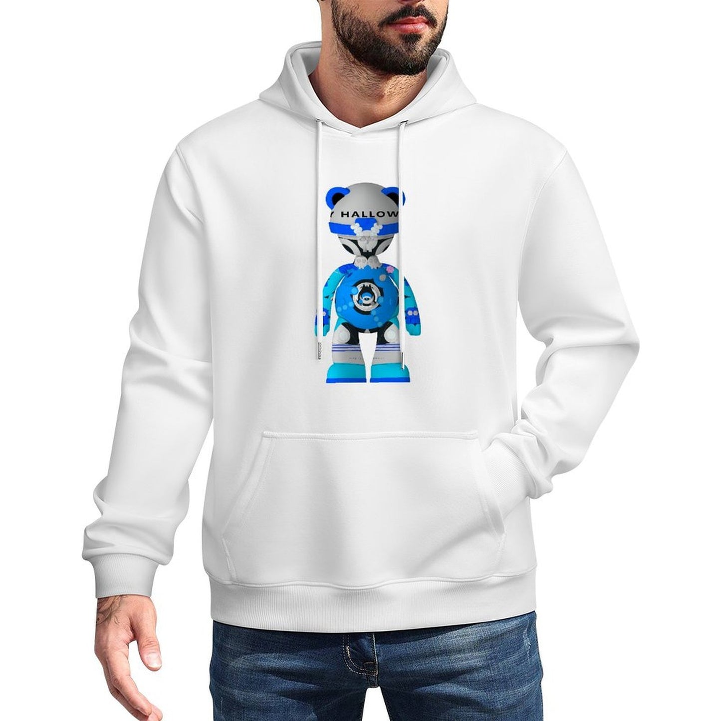 IPIB 250g Hooded Pocket Sweatshirt Front GraphicMen's Hooded  Sweatshirt6000111-3