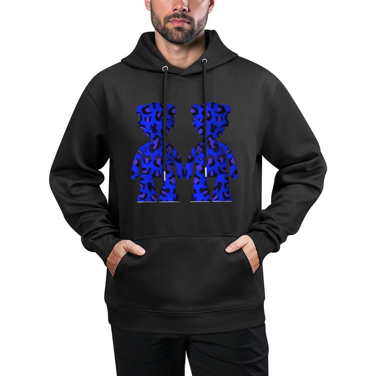 IPIB 250g Hooded Pocket Sweatshirt Front GraphicMen's Hooded  Sweatshirt6000081-4