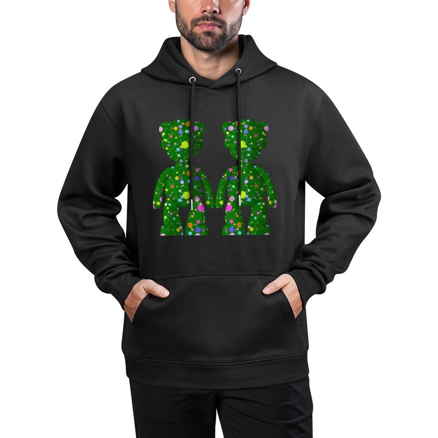 IPIB 250g Hooded Pocket Sweatshirt Front GraphicMen's Hooded  Sweatshirt6000092-5