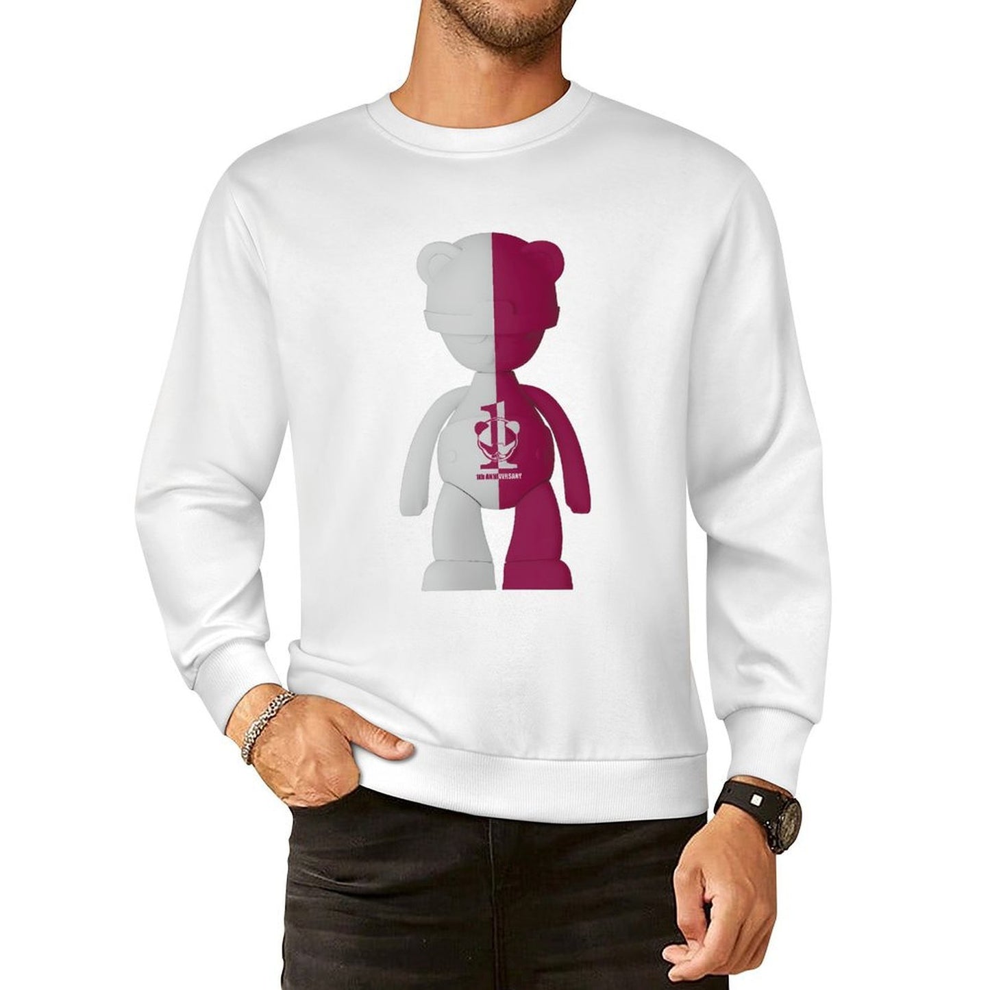 Long Sleeve With Front PatternSharp Fade-Proof