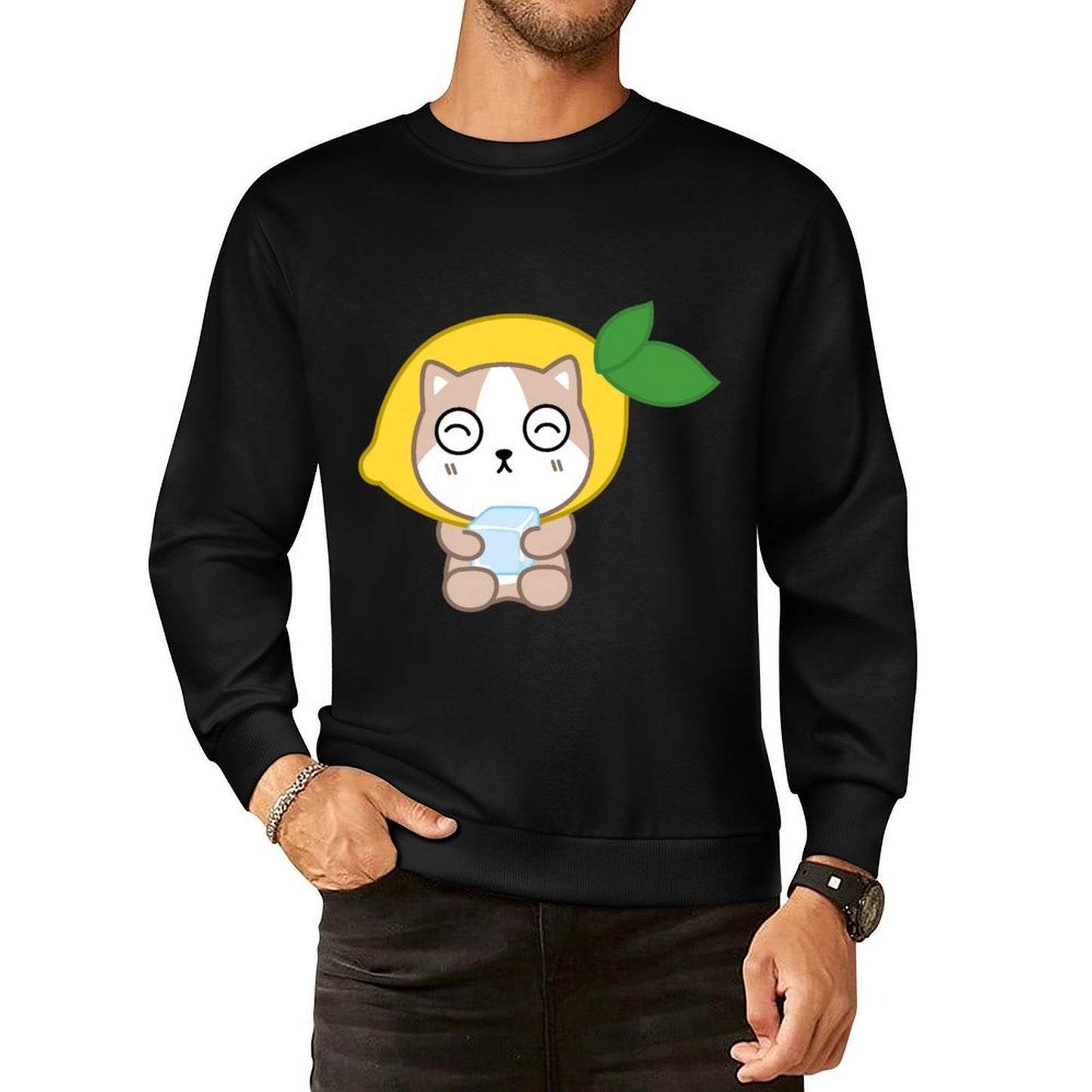 IPBR 250g Crew Neck Long Sleeve Sweatshirt Front GraphicCrew Neck Long Sleeve Sweatshirt4001097