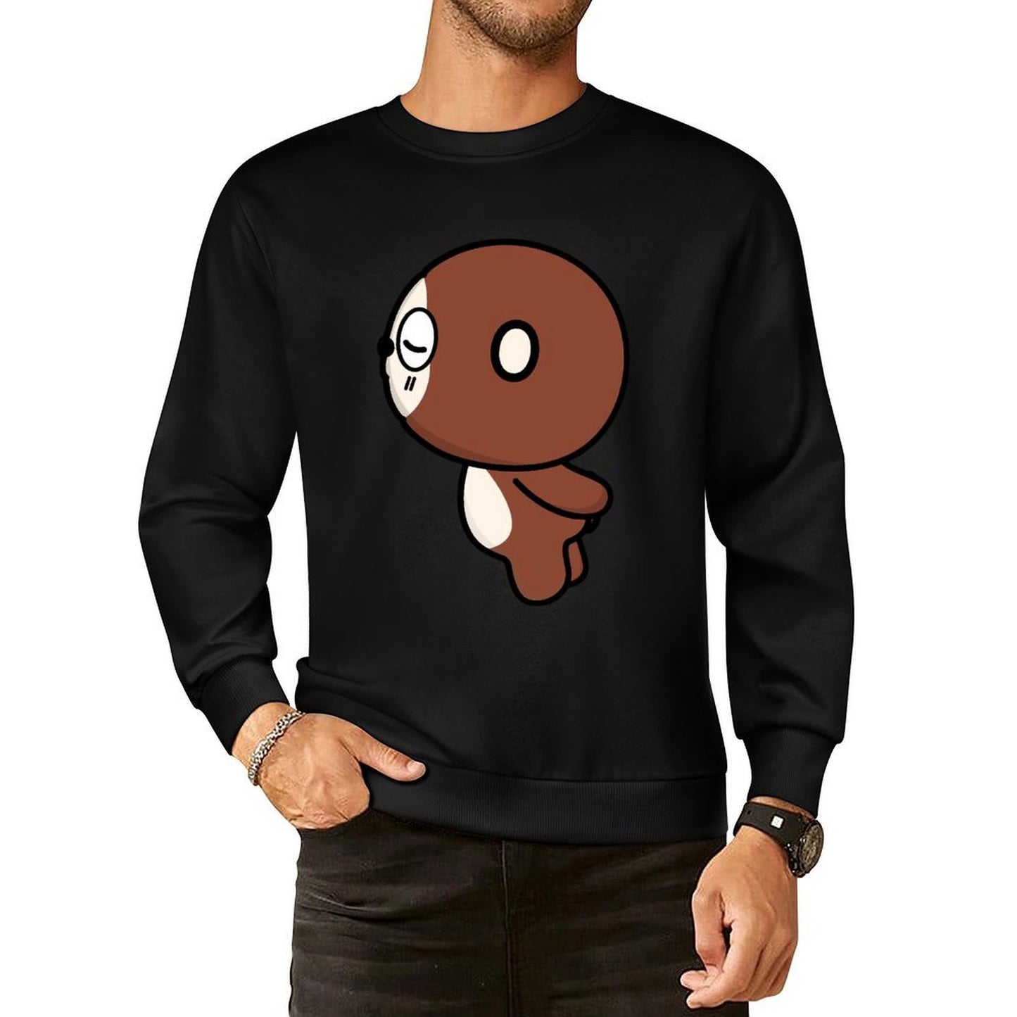 IPBR 250g Crew Neck Long Sleeve Sweatshirt Front GraphicCrew Neck Long Sleeve Sweatshirt4000527