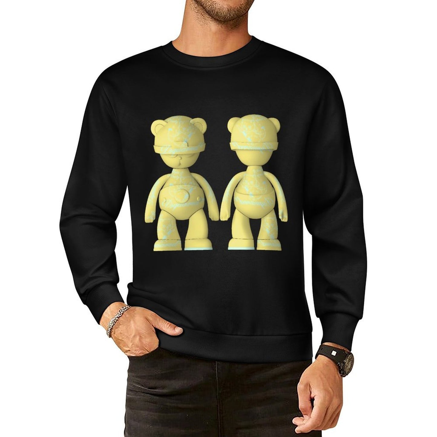 IPIB 250g Crew Neck Long Sleeve Sweatshirt Front GraphicCrew Neck Long Sleeve Sweatshirt6000098-1