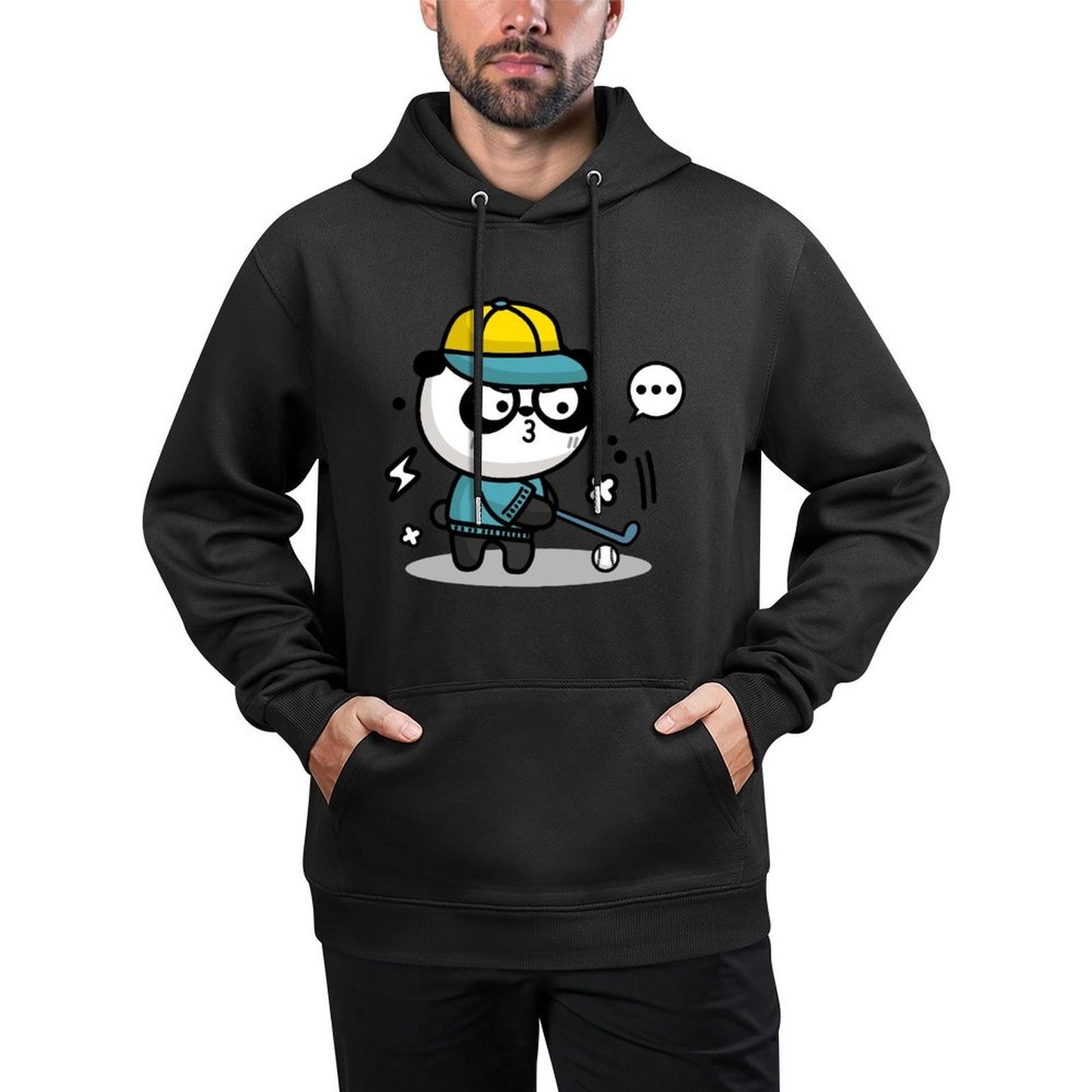 IPBR 250g Hooded Pocket Sweatshirt Front GraphicMen's Hooded  Sweatshirt4001274