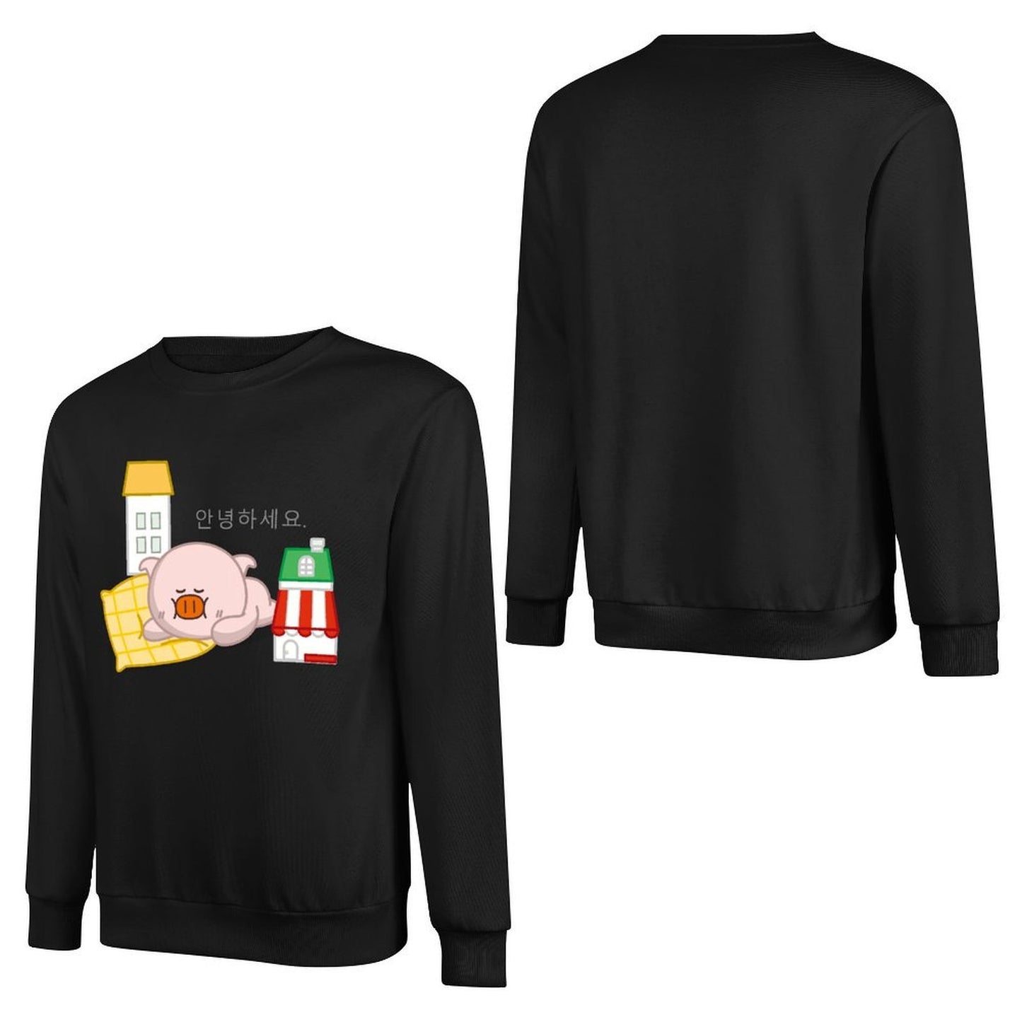 IPBR 250g Crew Neck Long Sleeve Sweatshirt Front GraphicCrew Neck Long Sleeve Sweatshirt4000352