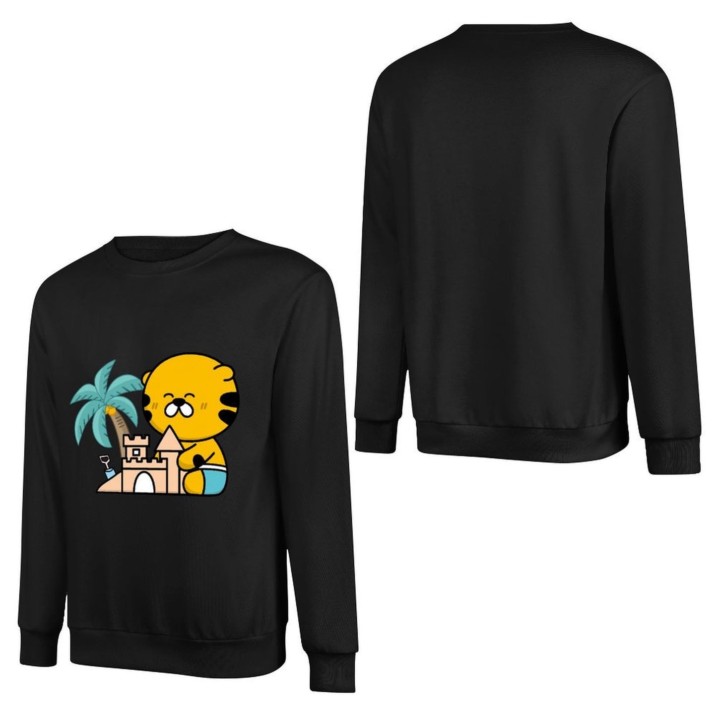 IPBR 250g Crew Neck Long Sleeve Sweatshirt Front GraphicCrew Neck Long Sleeve Sweatshirt4000006