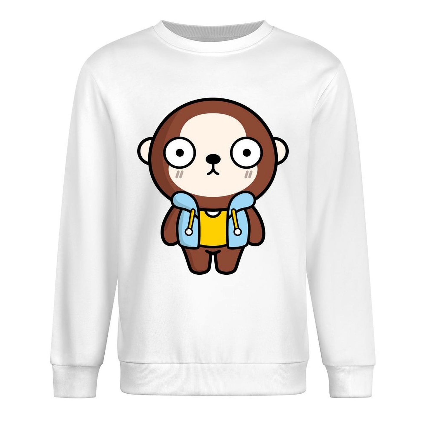 Front Patterned Long Sleeve TopPremiumSeries Crisp Print