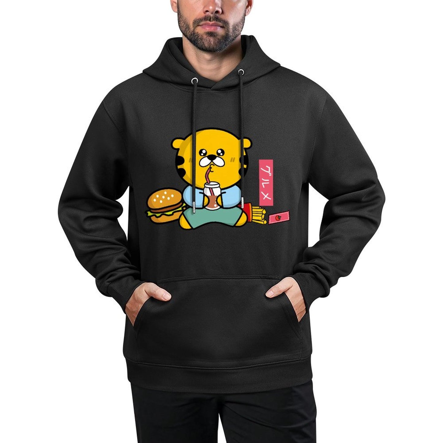 IPBR 250g Hooded Pocket Sweatshirt Front GraphicMen's Hooded  Sweatshirt4001484