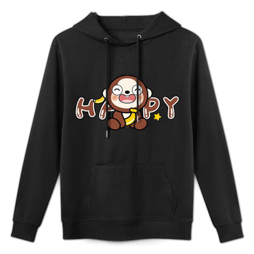 Neutral TrueFit Front Graphic Hoodies