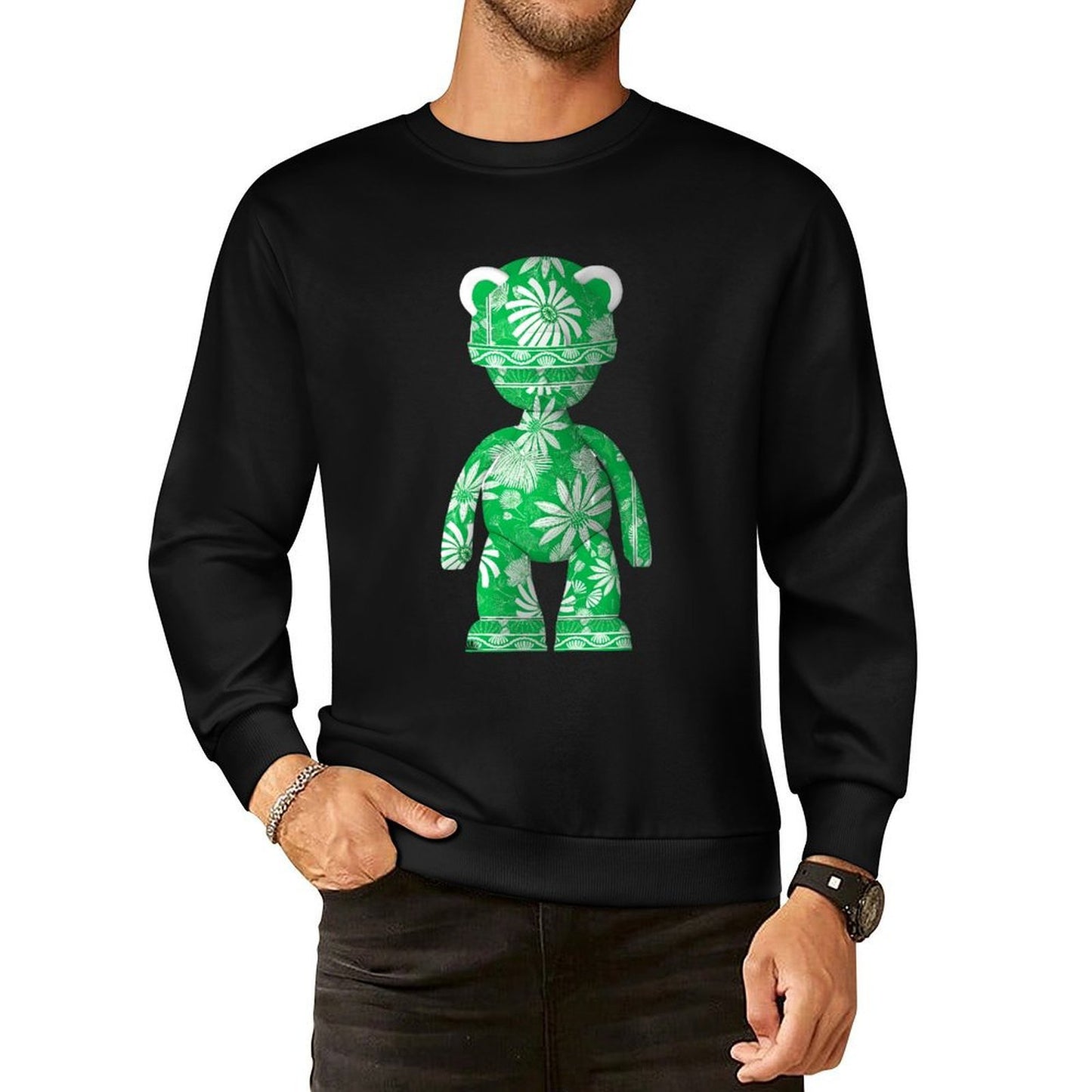 IPIB 250g Crew Neck Long Sleeve Sweatshirt Front GraphicCrew Neck Long Sleeve Sweatshirt6000112-1