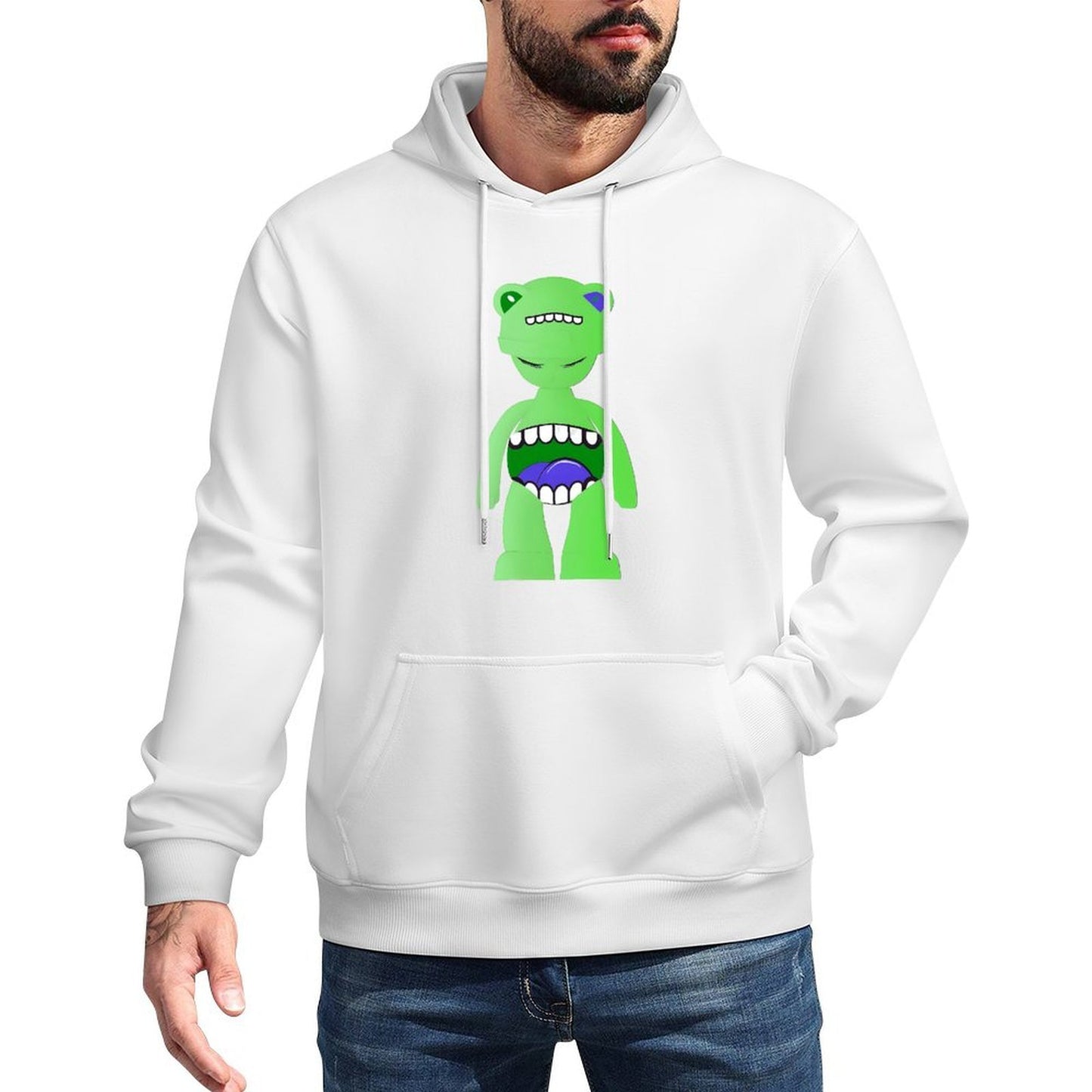 IPIB 250g Hooded Pocket Sweatshirt Front GraphicMen's Hooded  Sweatshirt6000141-6