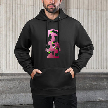 IPIB 250g Hooded Pocket Sweatshirt Front GraphicMen's Hooded  Sweatshirt6000135-2