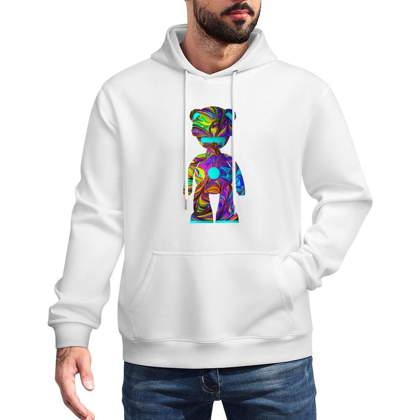IPIB 250g Hooded Pocket Sweatshirt Front GraphicMen's Hooded  Sweatshirt6000114-3