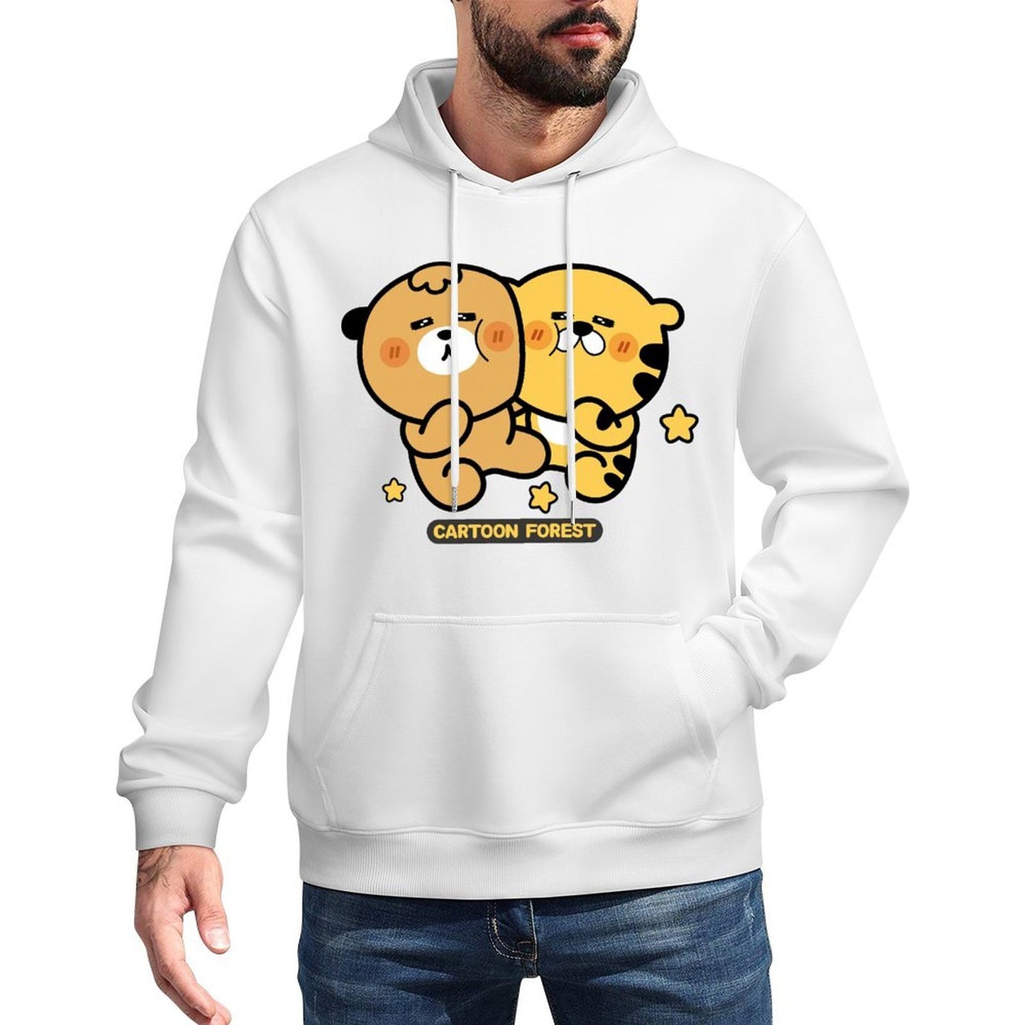 Colorfast DailyFit Front Graphic Hoodies