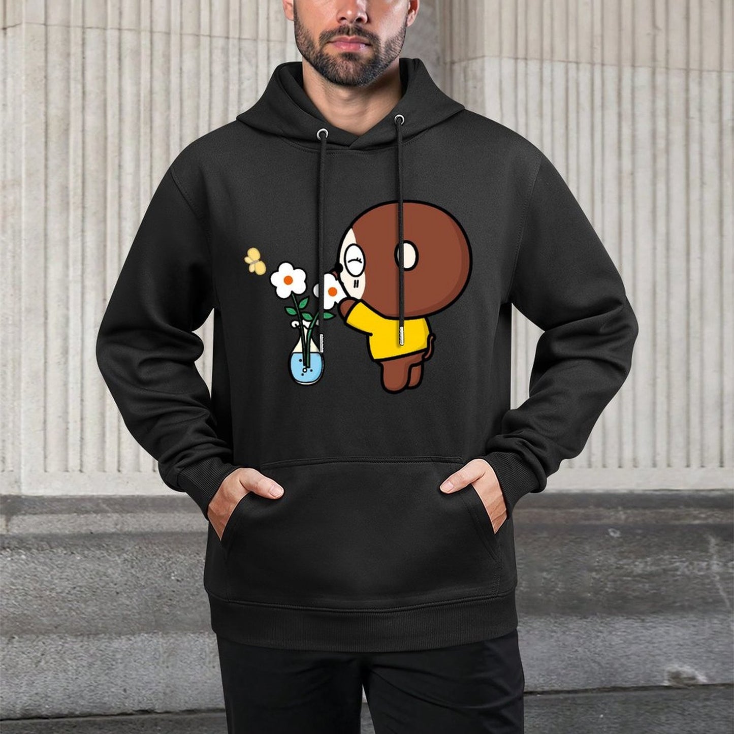 IPBR 250g Hooded Pocket Sweatshirt Front GraphicMen's Hooded  Sweatshirt4001338