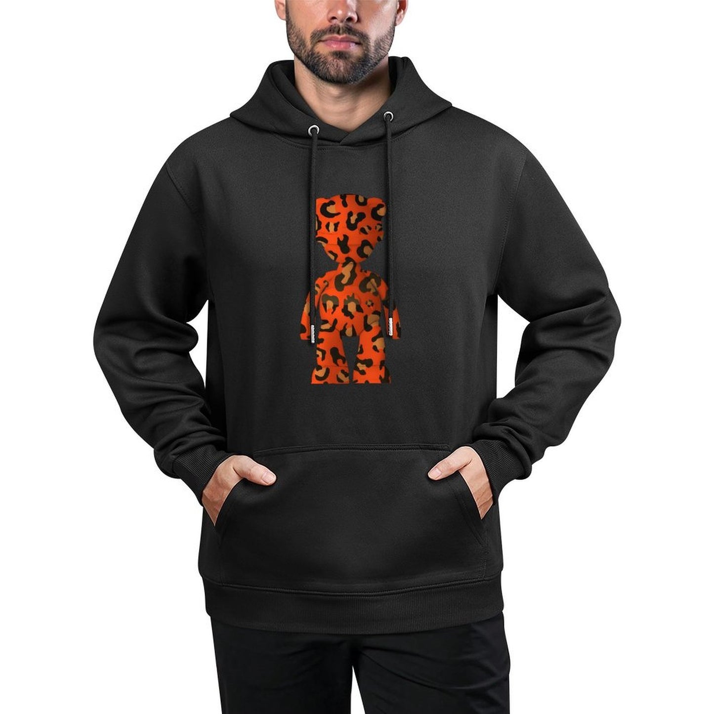 IPIB 250g Hooded Pocket Sweatshirt Front GraphicMen's Hooded  Sweatshirt6000126-5