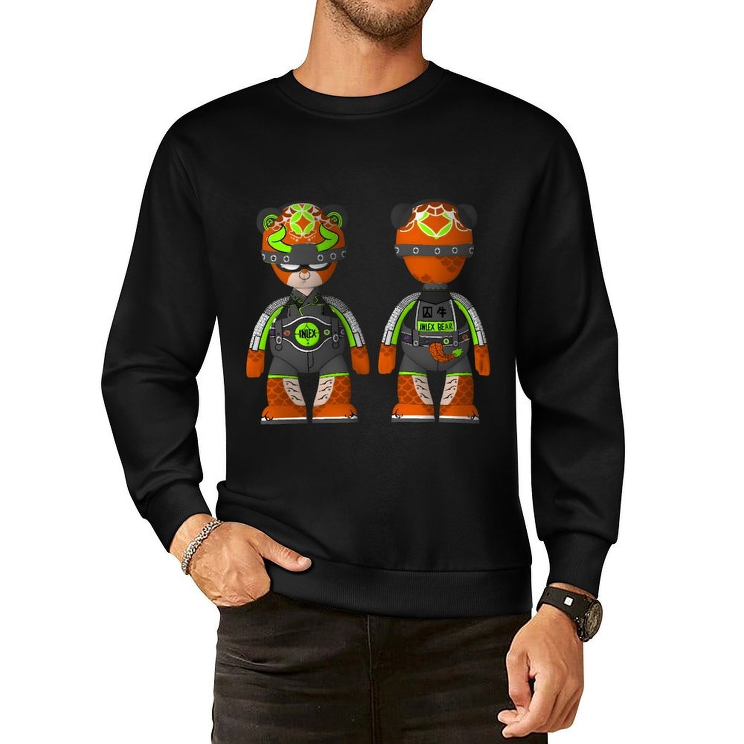 IPIB 250g Crew Neck Long Sleeve Sweatshirt Front GraphicCrew Neck Long Sleeve Sweatshirt6000095-2