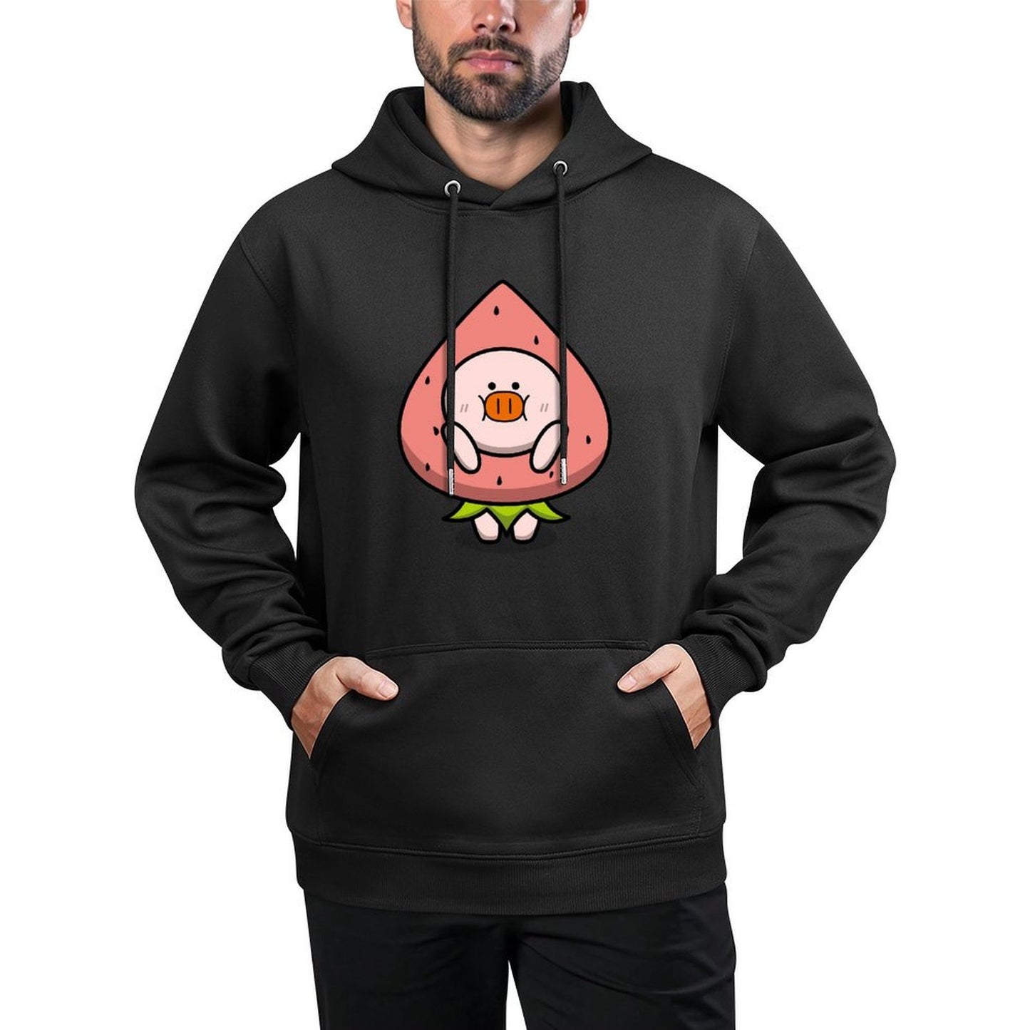IPBR 250g Hooded Pocket Sweatshirt Front GraphicMen's Hooded  Sweatshirt4000261