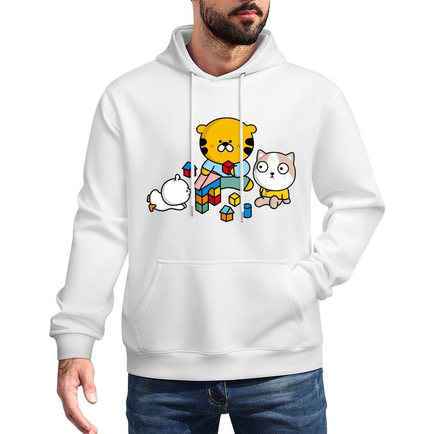 IPBR 250g Hooded Pocket Sweatshirt Front GraphicMen's Hooded  Sweatshirt4001079