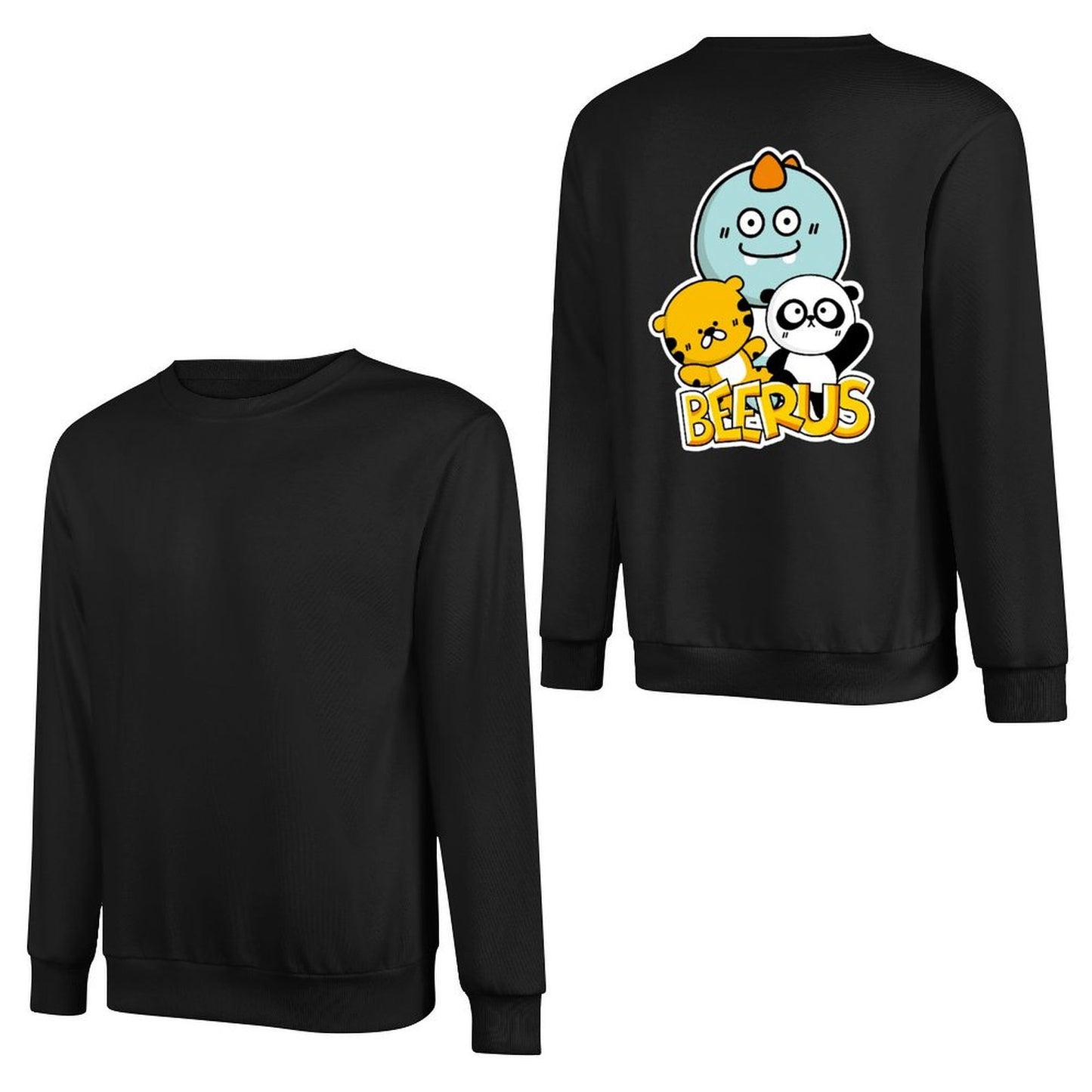 Crew Neck Long Sleeve Sweatshirt 4000676